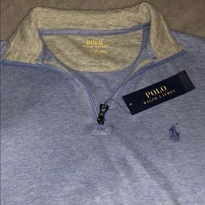 Polo mens’s quarter zip pullover